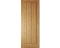 Fully finished Cottage White oak veneer Internal Fire door, (H)1981mm (W)838mm (T)44mm