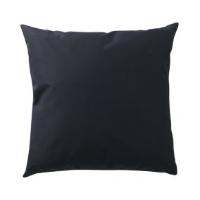 furn. Aqua & navy Outdoor Cushion (L)50cm x (W)50cm