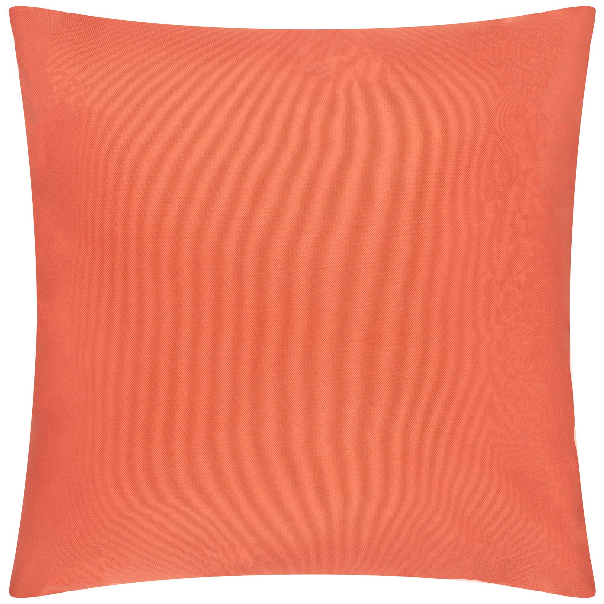furn. Ditsy Orange Leaf Outdoor Cushion, (L)43cm x (W)43cm