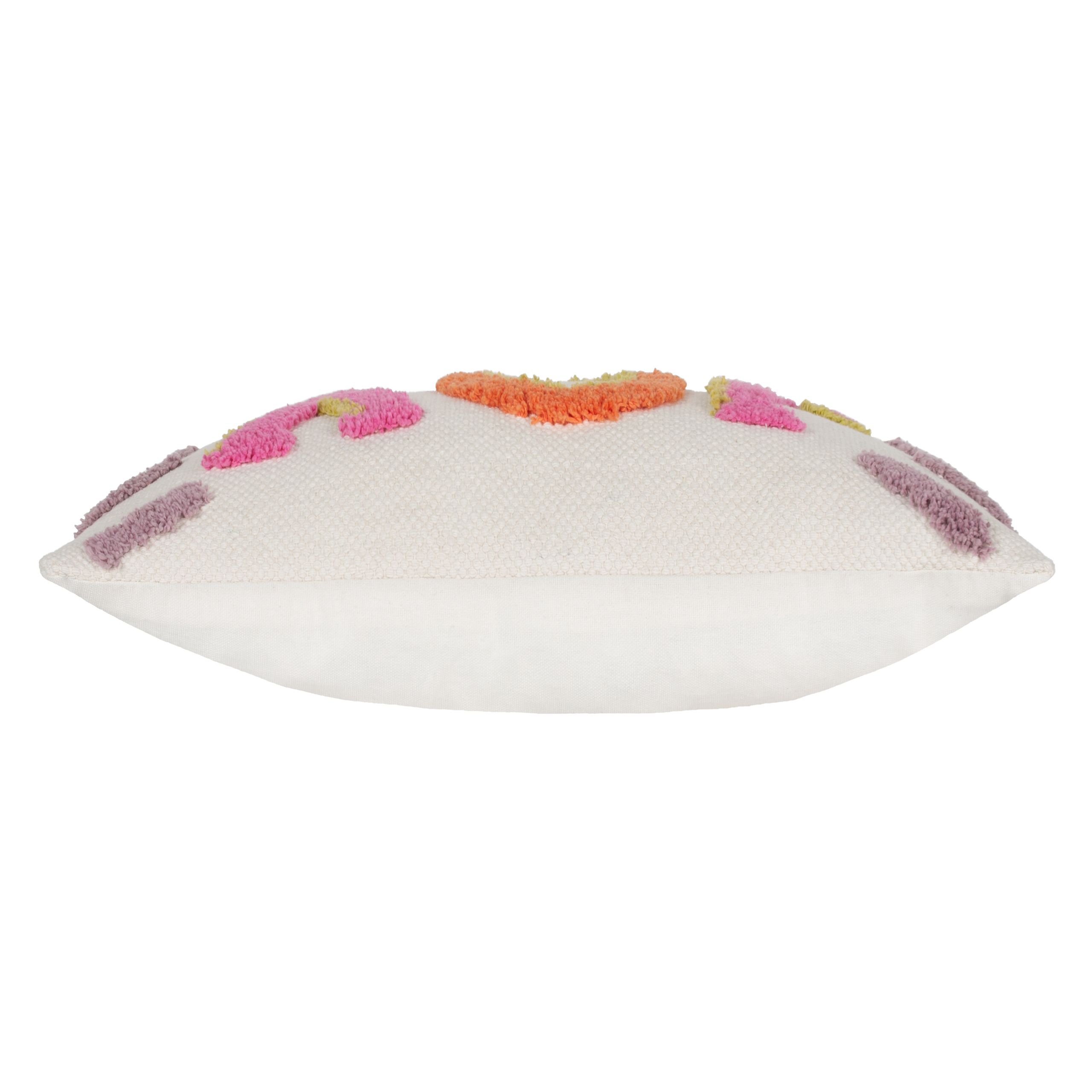 furn. Joy Multicolour Tufted Indoor Cushion, (L)50cm x (W)30cm