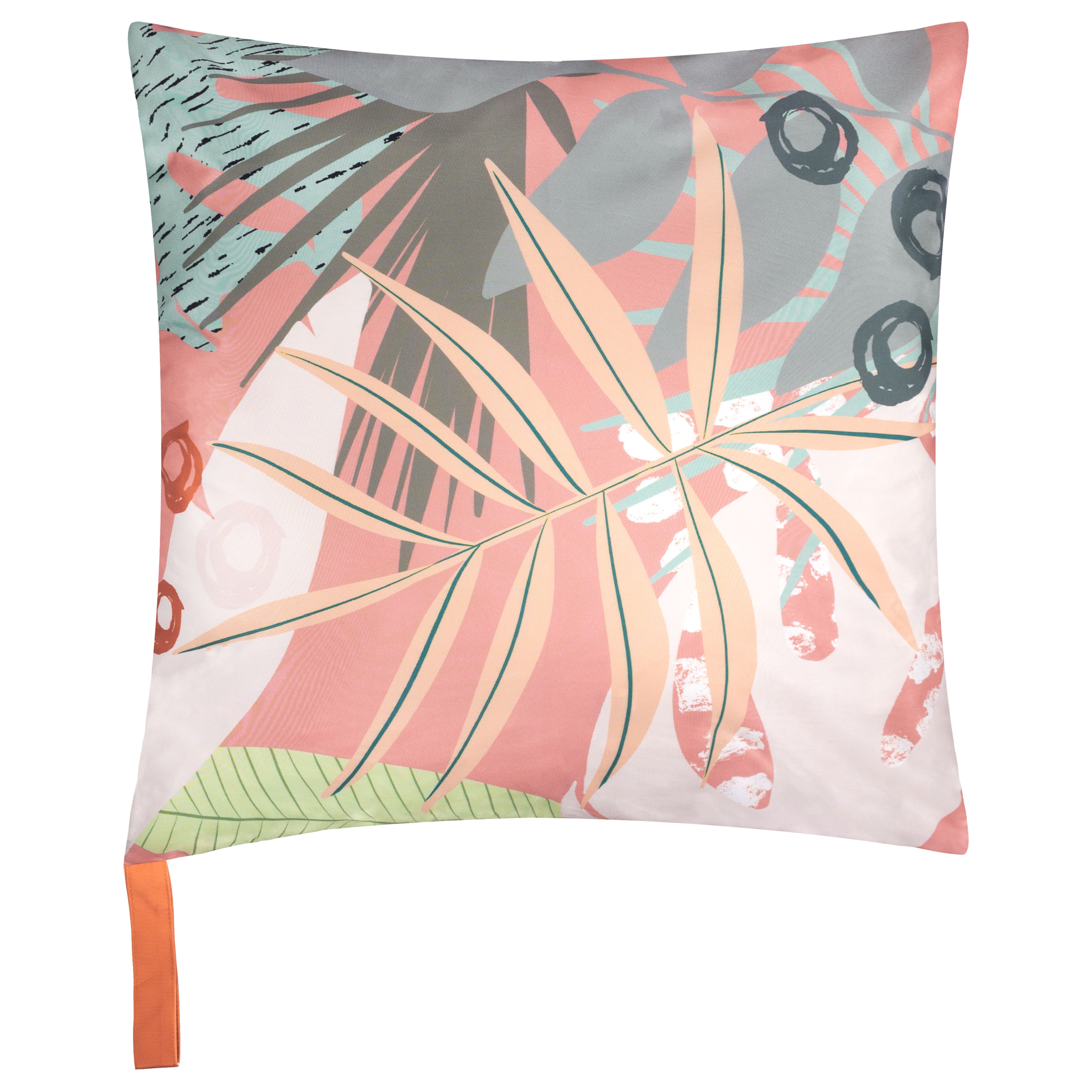 furn. Multi Leaf Outdoor Floor cushion, (L)70cm x (W)70cm