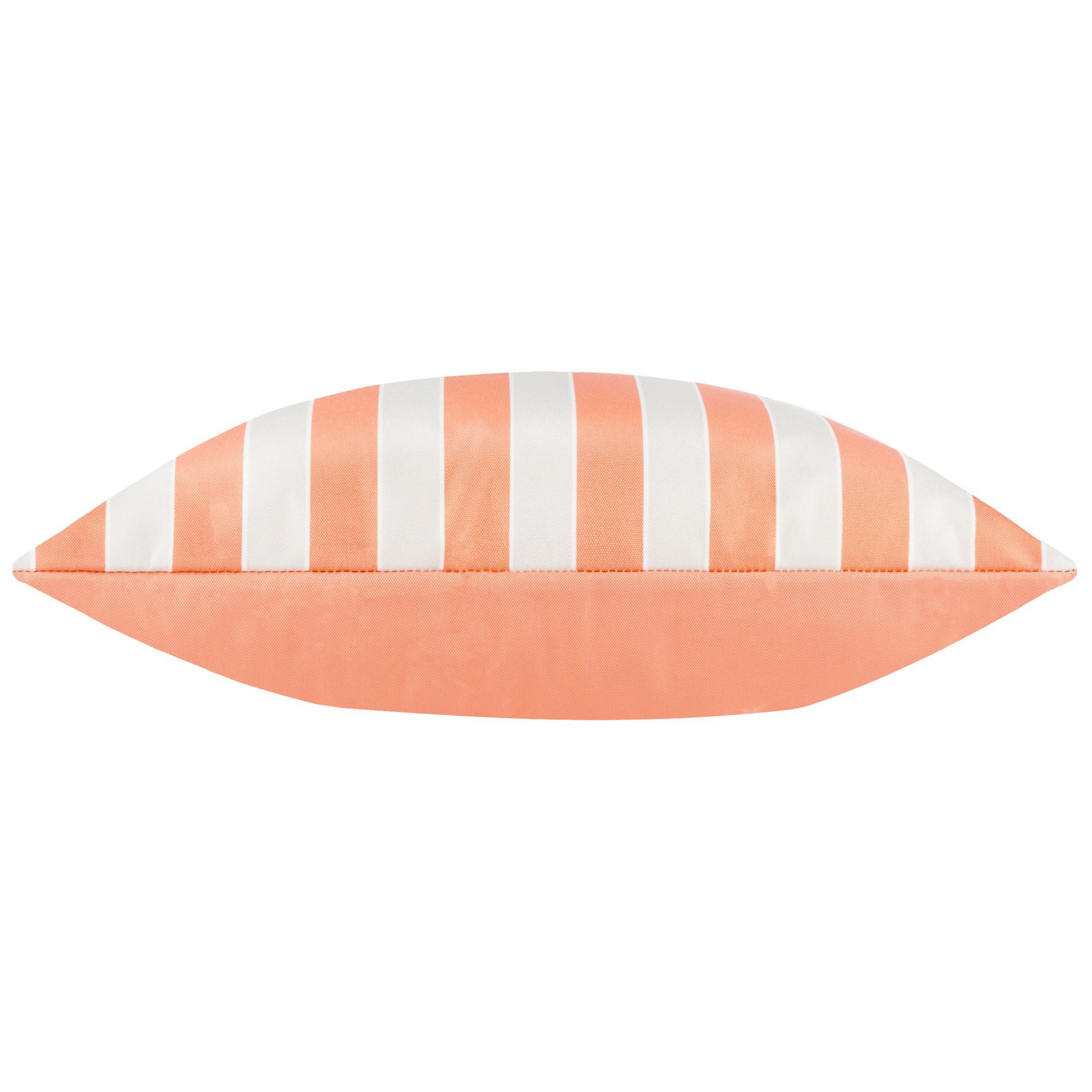 furn. Pier Stripe Shrimp Outdoor Cushion, (L)43cm x (W)43cm