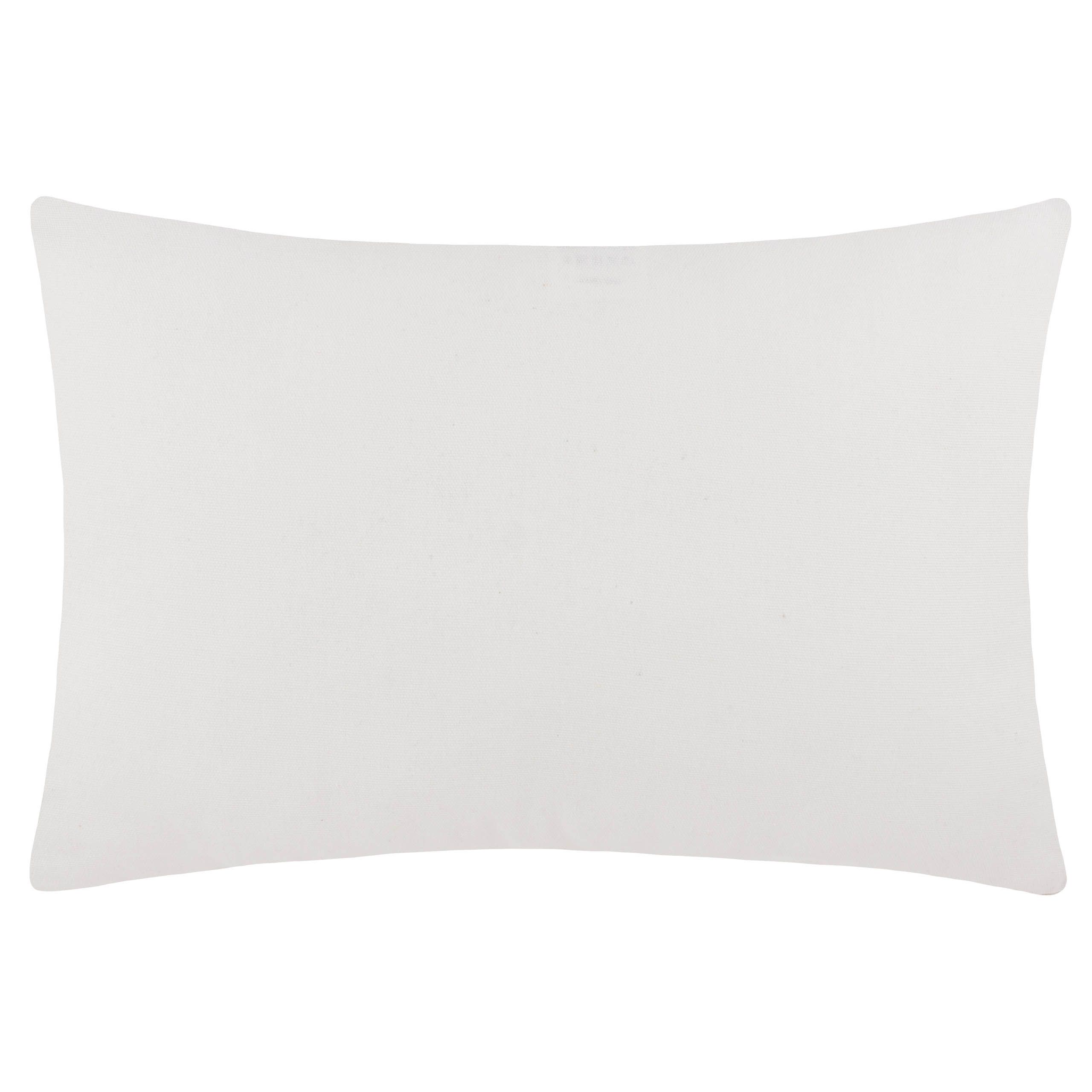 furn. Yellow Tufted Smile Indoor Cushion, (L)30cm x (W)50cm