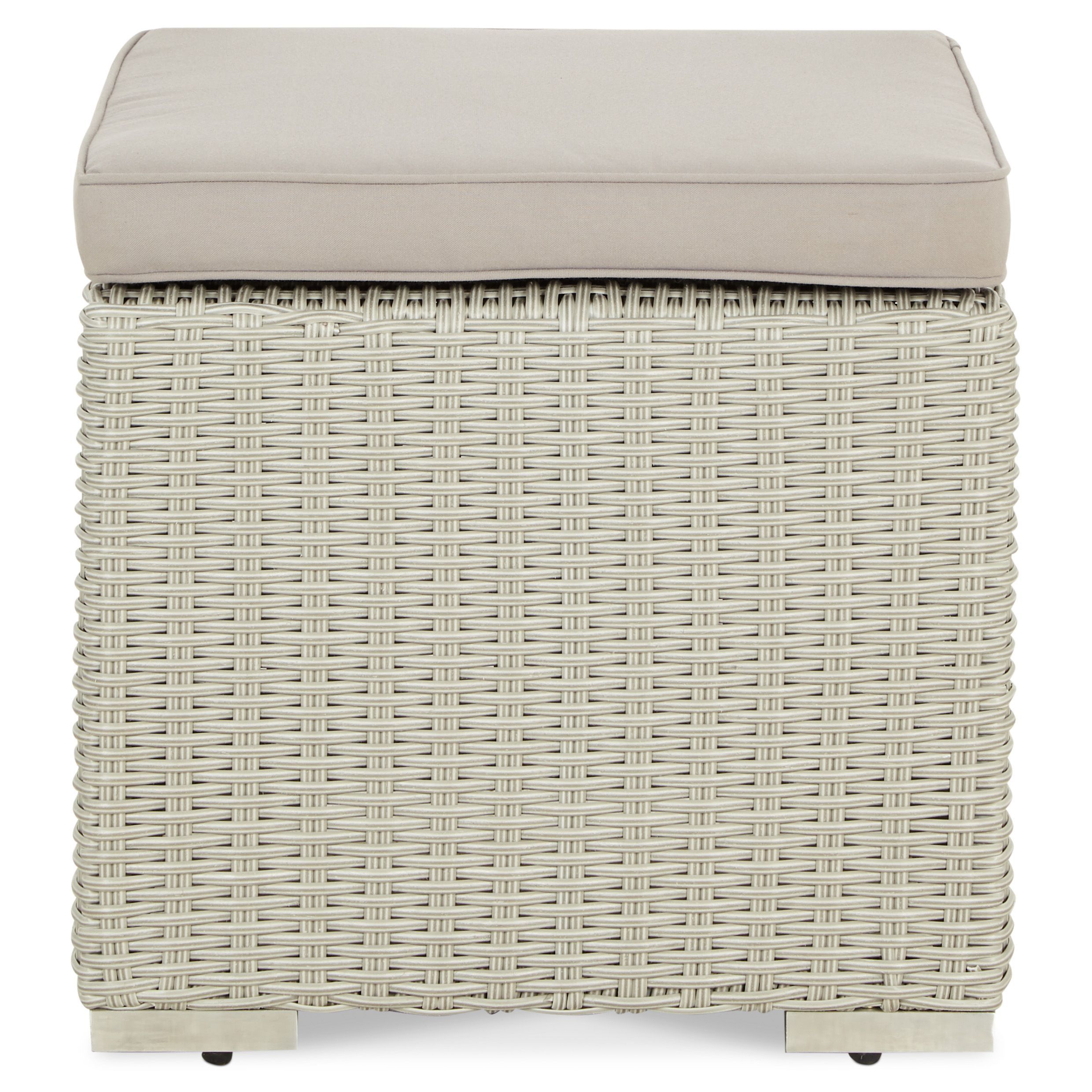 White deals wicker stool