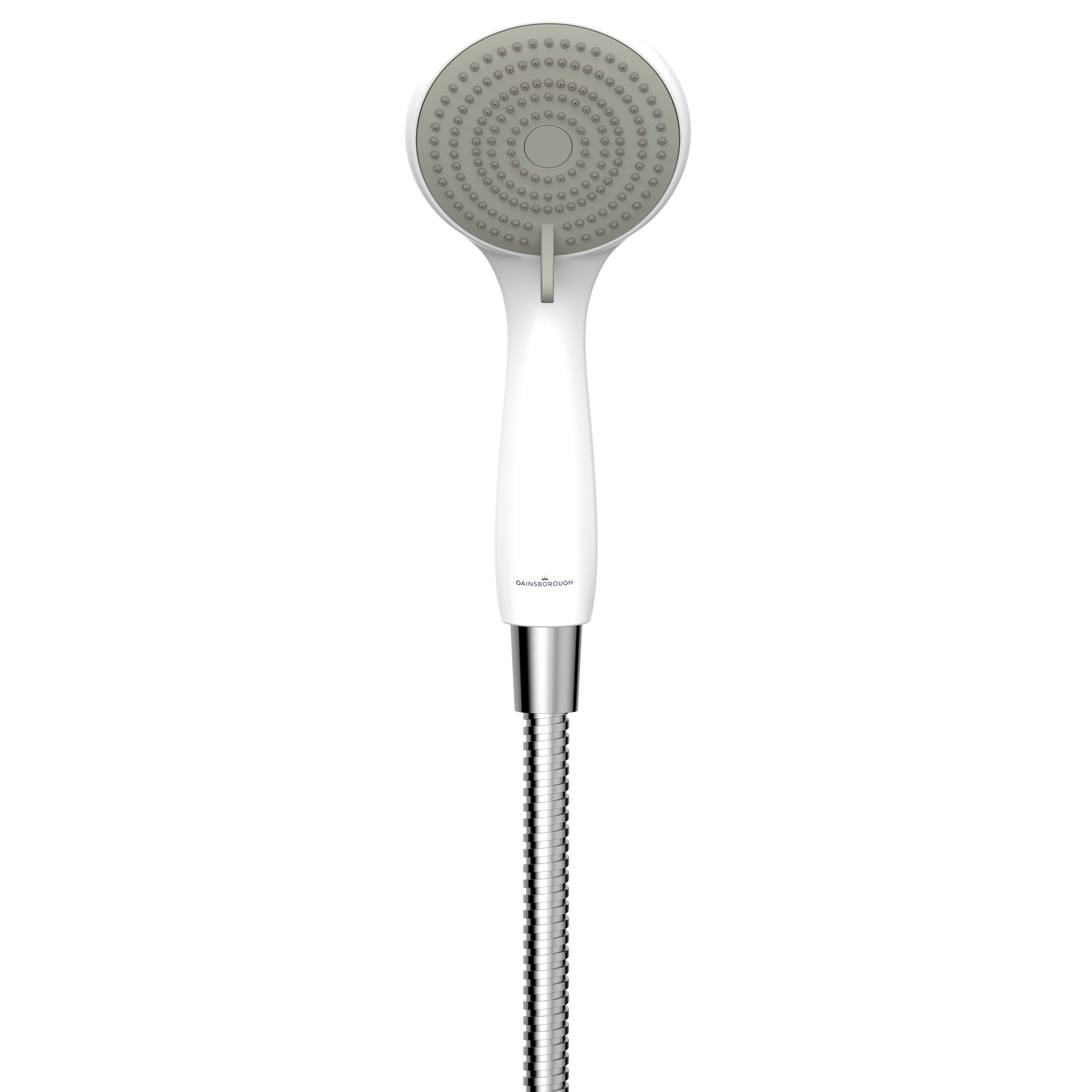Gainsborough Slim Duo Gloss Polar White Electric Shower, 8.5W