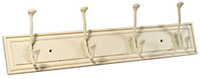 Galena Cream 4 Hook rail, (L)685mm (H)20mm