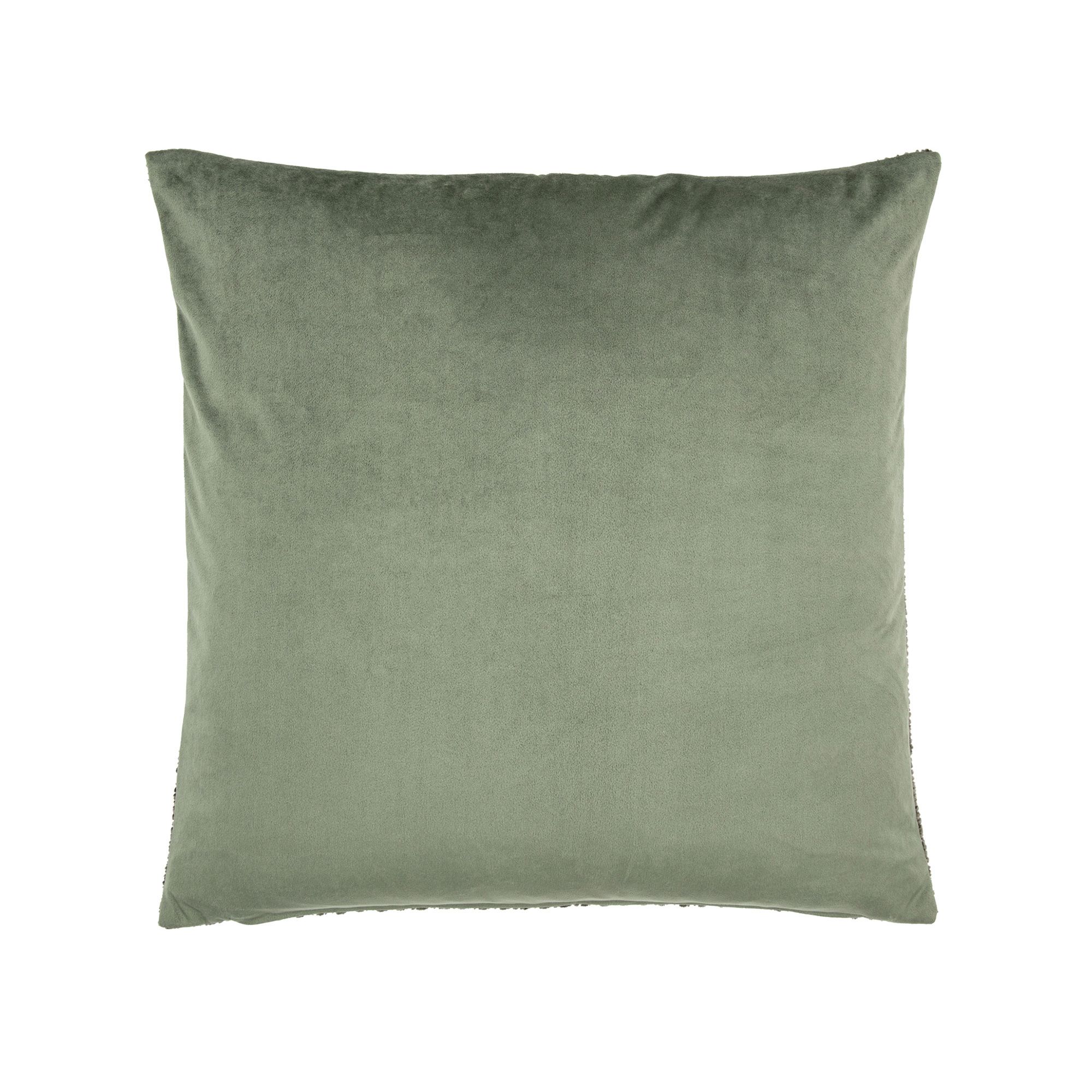 Gallery™ Chenille Olive Woven effect Indoor Cushion, (L)55cm x (W)55cm