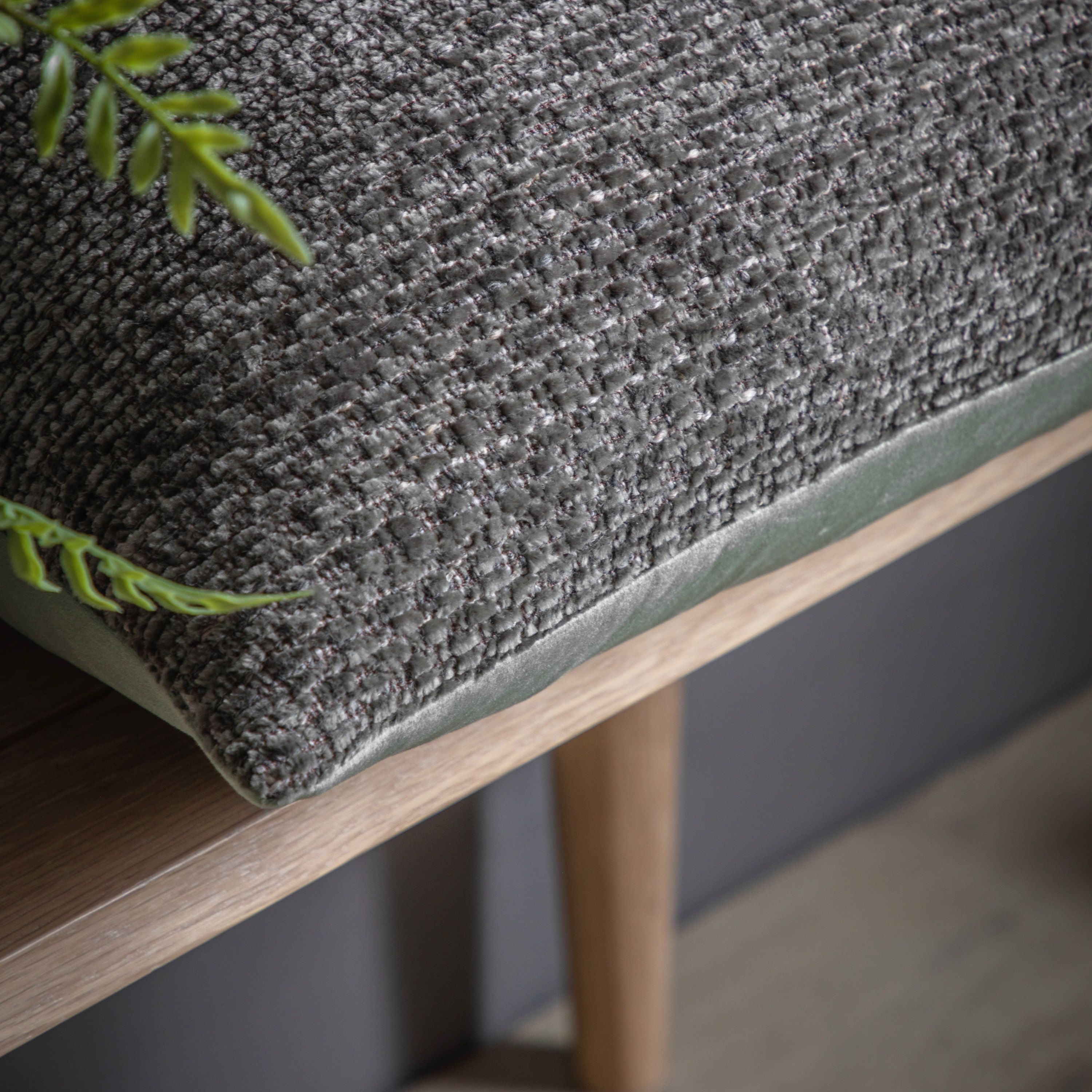 Gallery™ Chenille Olive Woven effect Indoor Cushion, (L)55cm x (W)55cm