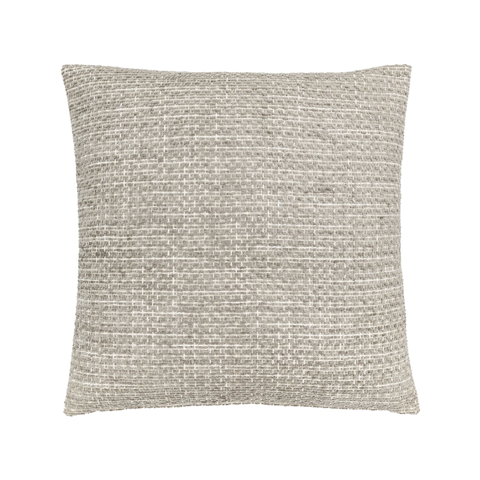 Gallery™ Chenille Taupe Woven effect Indoor Cushion, (L)55cm x (W)55cm