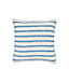 Gallery™ Cornflour Blue & White Stripe Indoor Cushion (L)45cm x (W)45cm