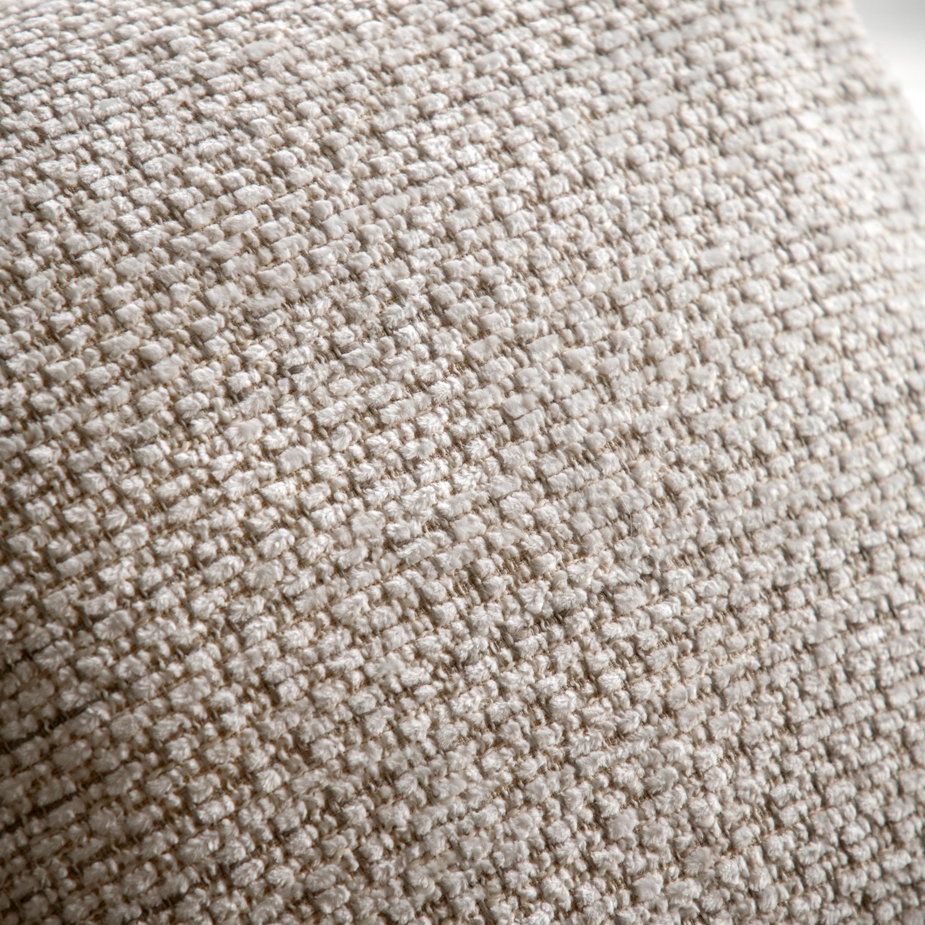 Gallery™ Cream Textured Chenille effect Indoor Cushion, (L)50cm x (W)50cm
