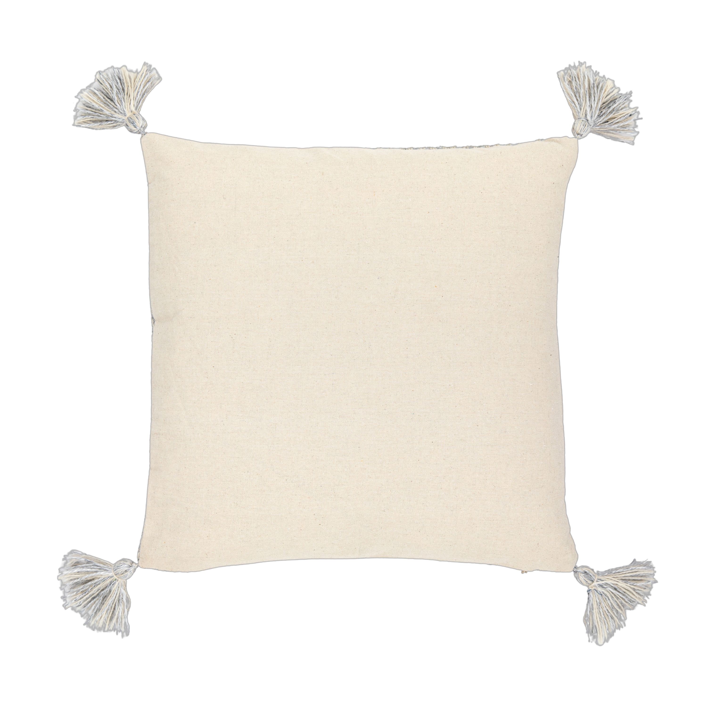 Gallery™ Grey Herringbone Indoor Cushion (L)45cm x (W)45cm