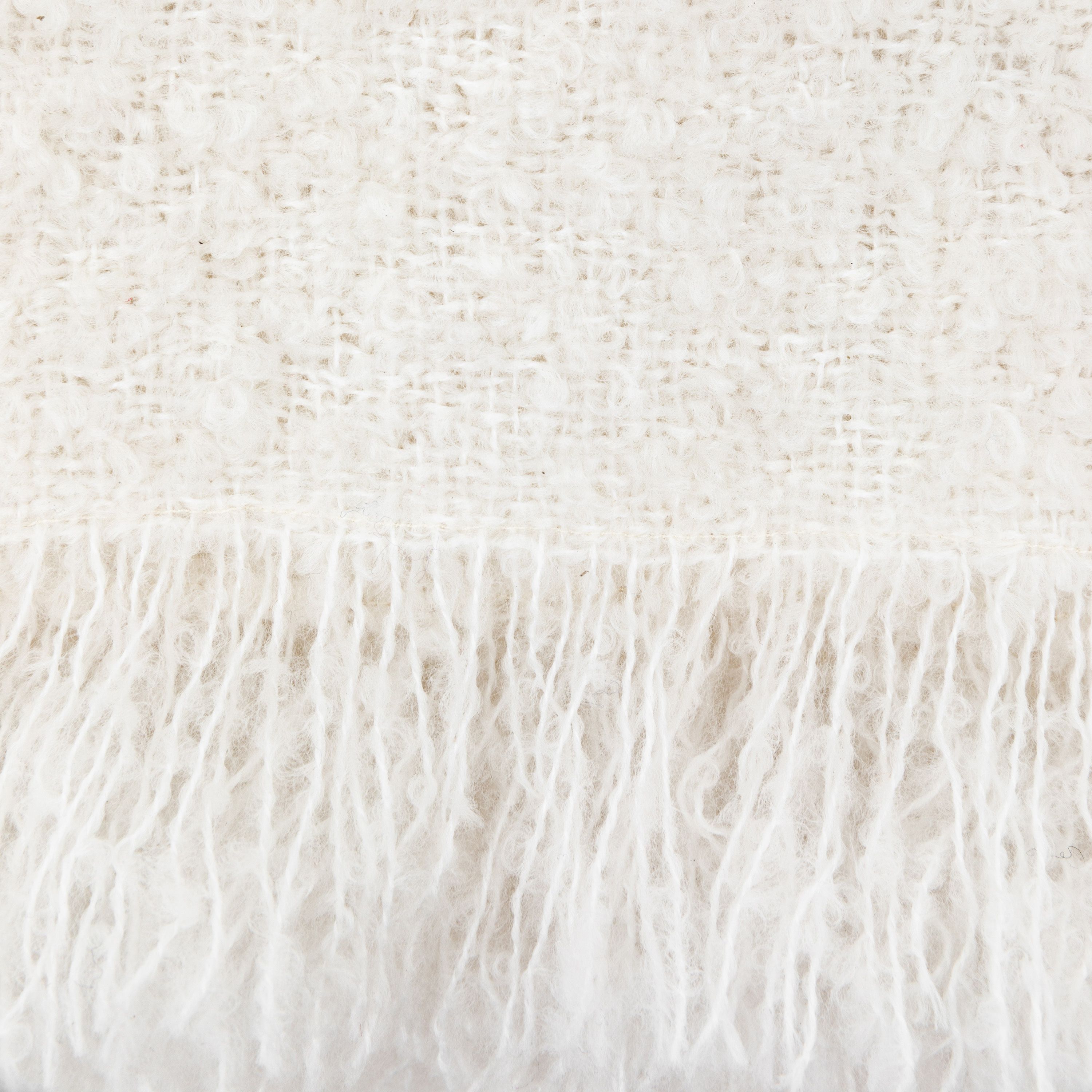 Gallery™ Natural Boucle Velour Throw