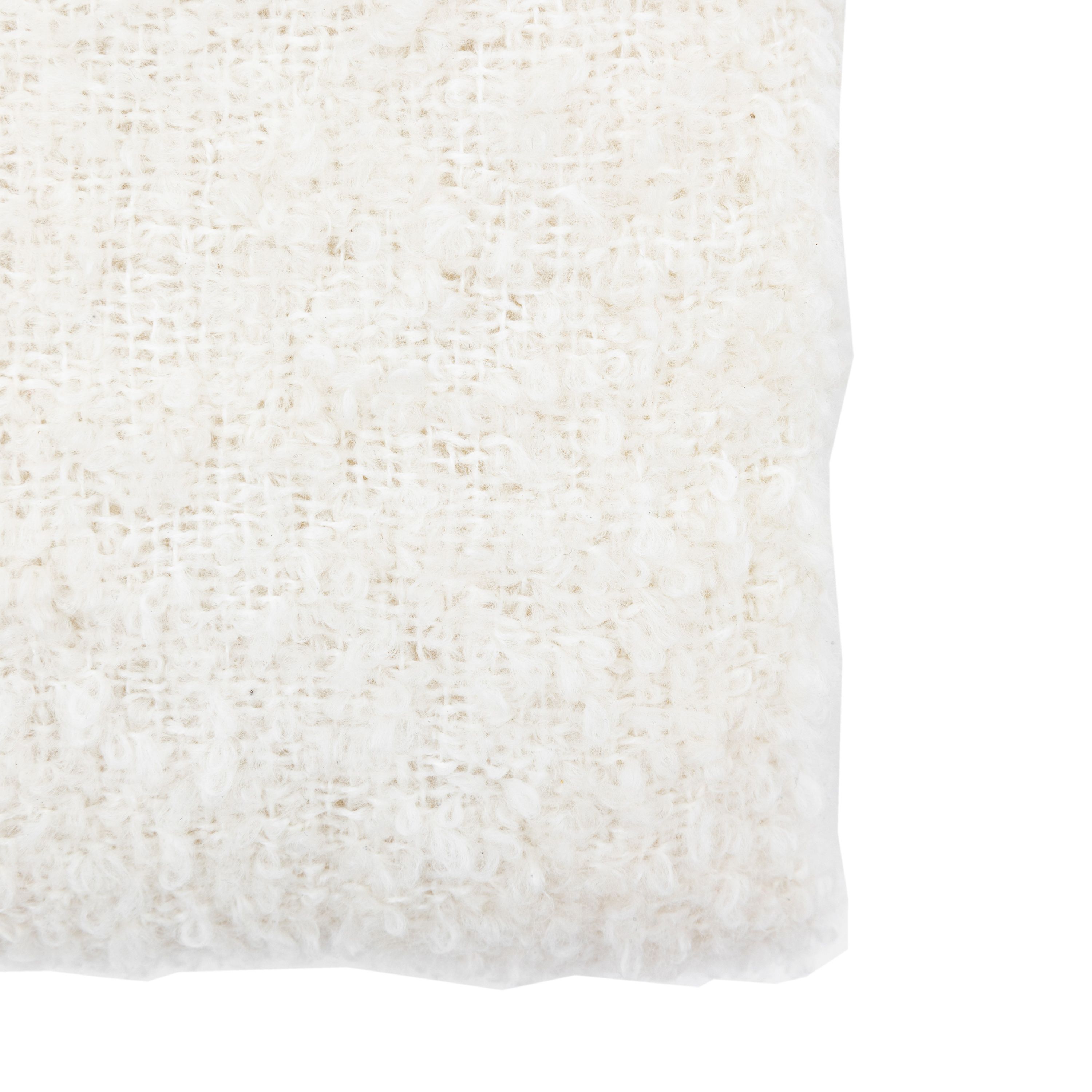 Gallery™ Natural Boucle Velour Throw