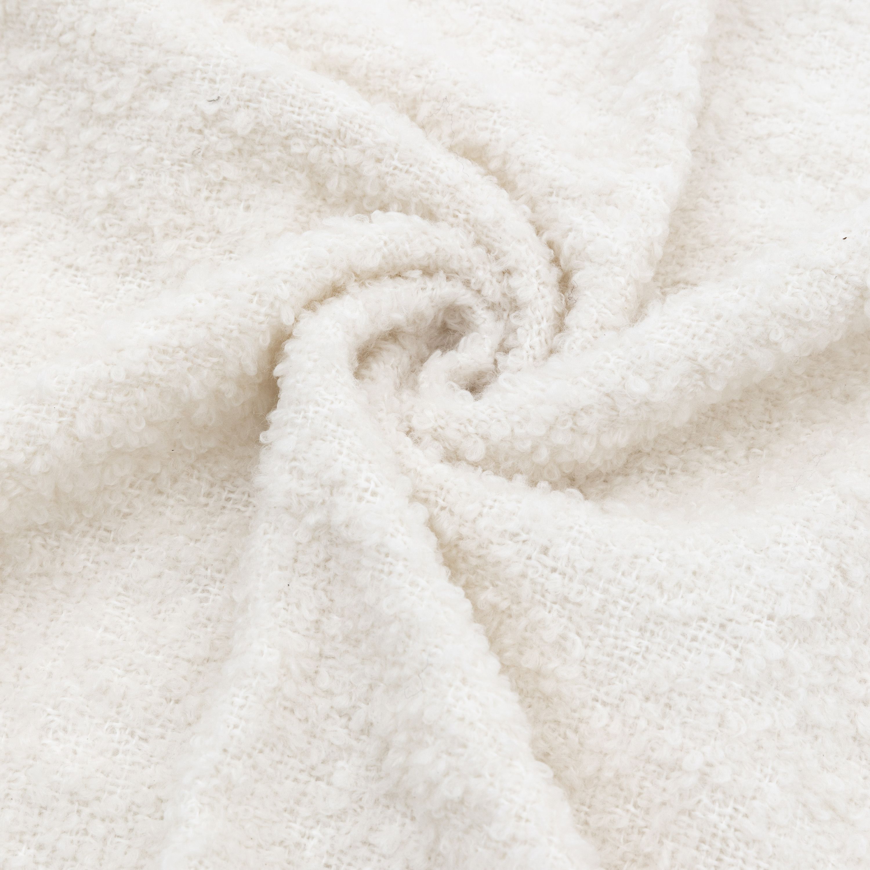 Gallery™ Natural Boucle Velour Throw