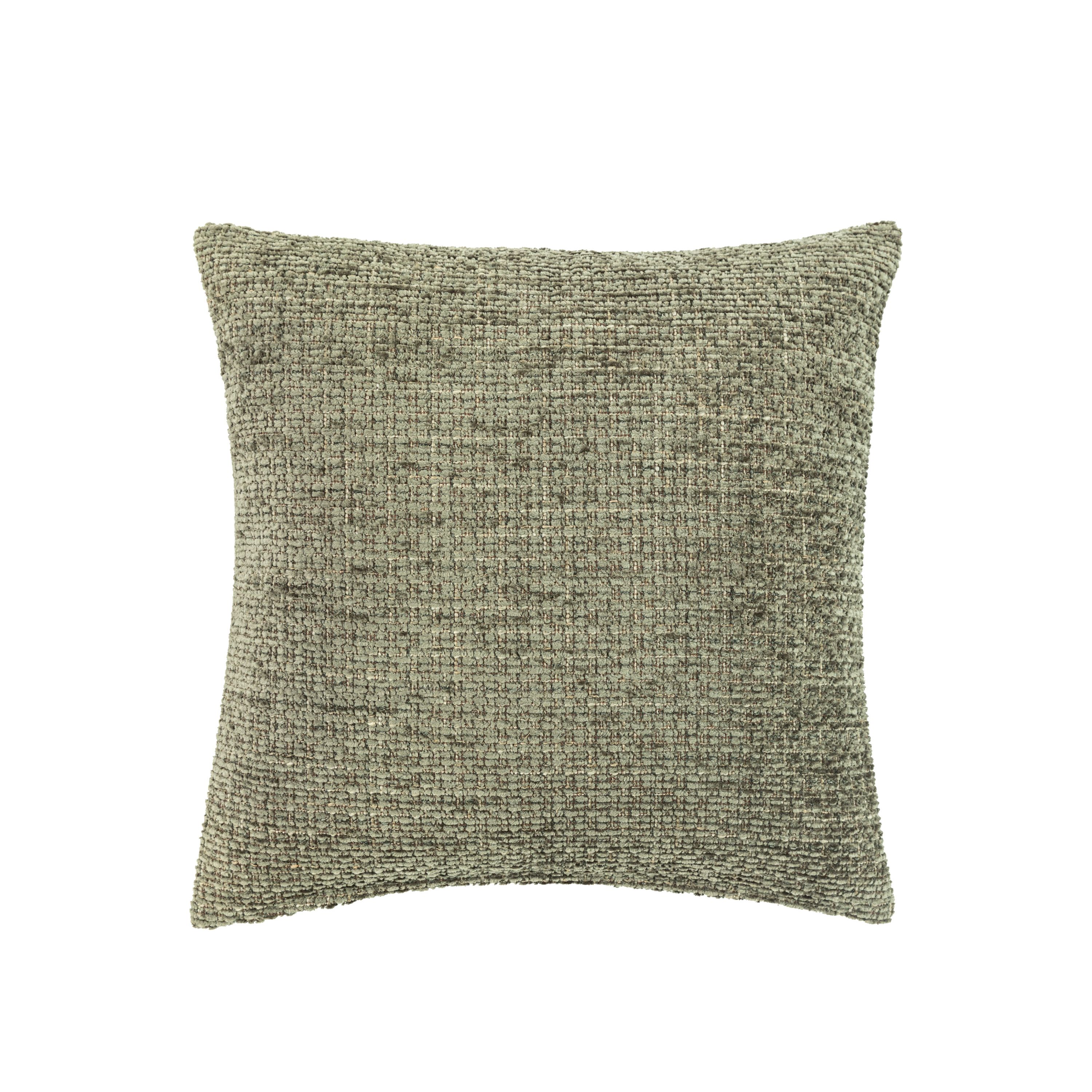 Gallery™ Olive Textured Chenille effect Indoor Cushion, (L)50cm x (W)50cm