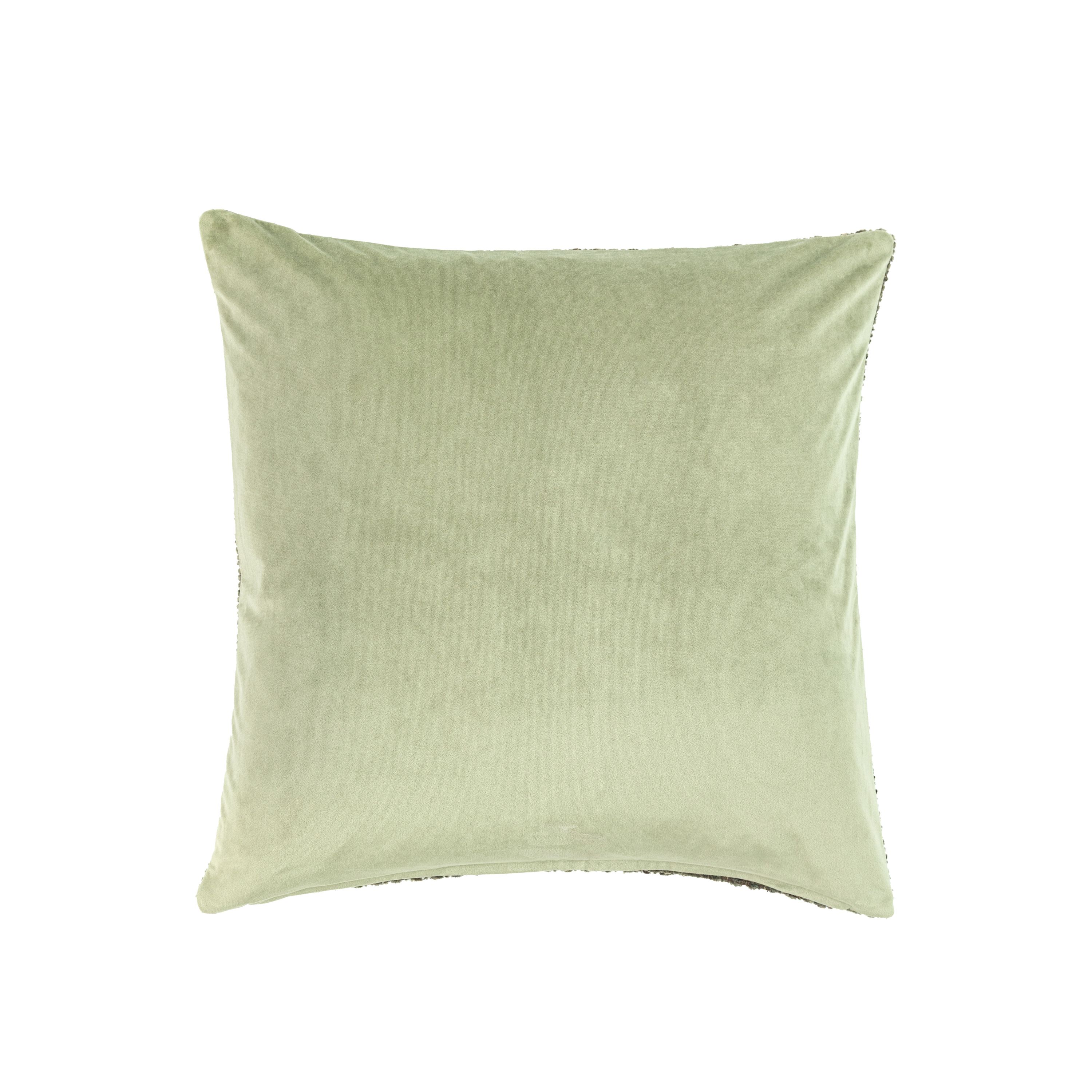 Gallery™ Olive Textured Chenille effect Indoor Cushion, (L)50cm x (W)50cm
