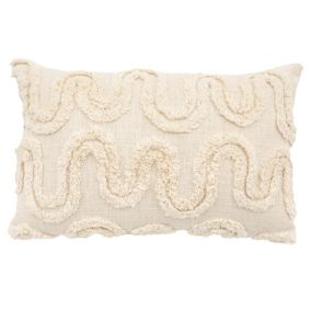 Gallery™ Sambhar Natural Textured Indoor Cushion (L)55cm x (W)35cm