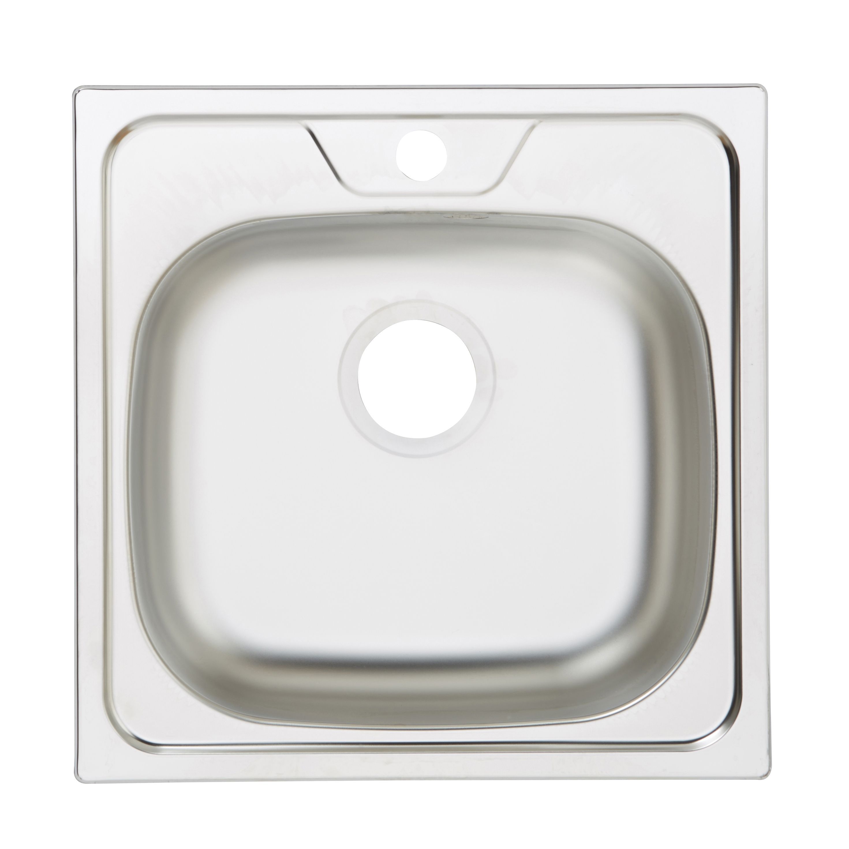 Gamow Inox Stainless steel 1 Bowl Compact sink 480mm x 480mm