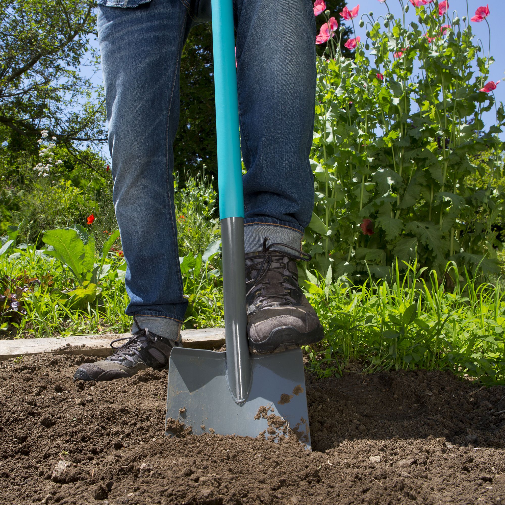 Gardena ClassicLine Metal Flat Digging Spade (L) 1200mm x (W) 193mm