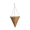 Gardman Natural Rustic spot cone Hanging basket, 30.48cm