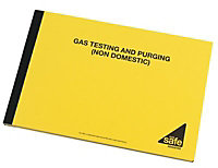 Gas test & purging non-domestic report