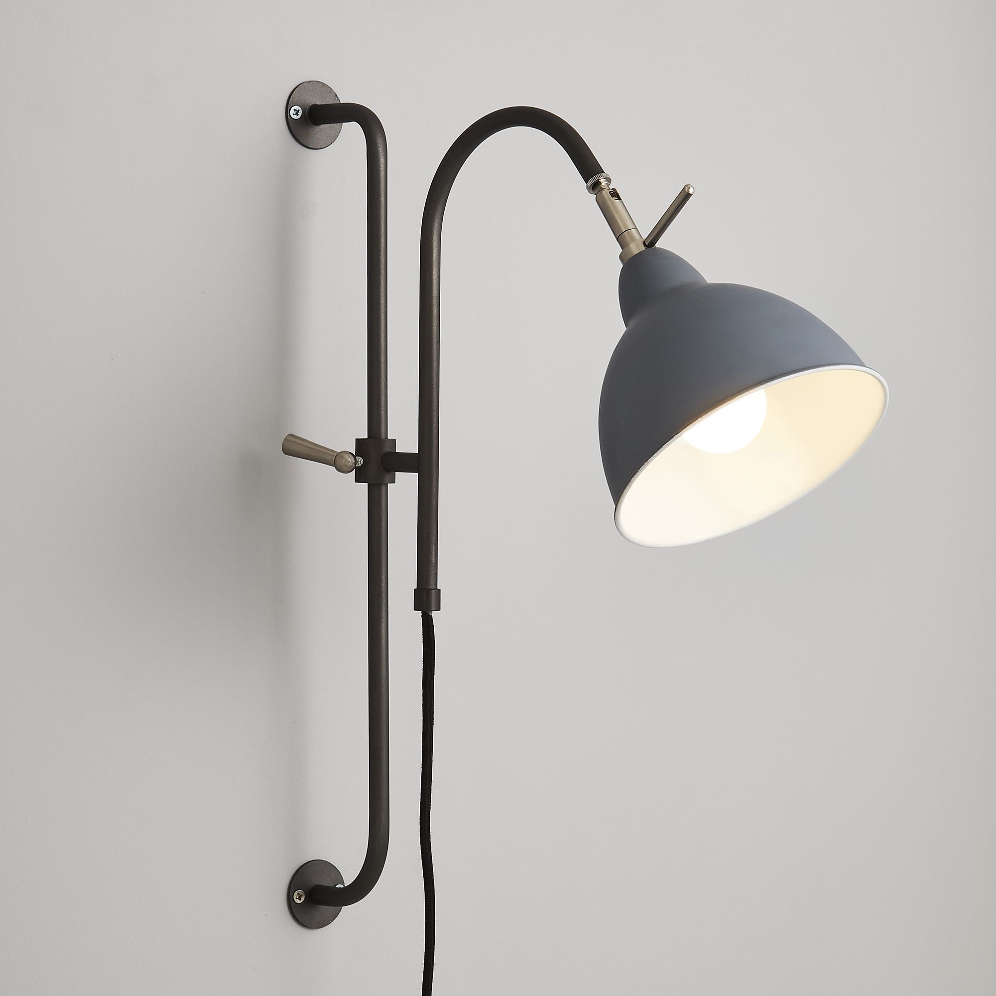 Plug in deals wall light industrial