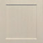 Geom 1 panel Clear Glazed White Back door, (H)1981mm (W)762mm
