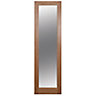 Geom 1 panel Glazed Shaker Oak veneer Internal Door, (H)1981mm (W)579mm (T)35mm