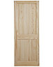 Geom 2 panel Unglazed Internal Door, (H)1981mm (W)610mm (T)35mm