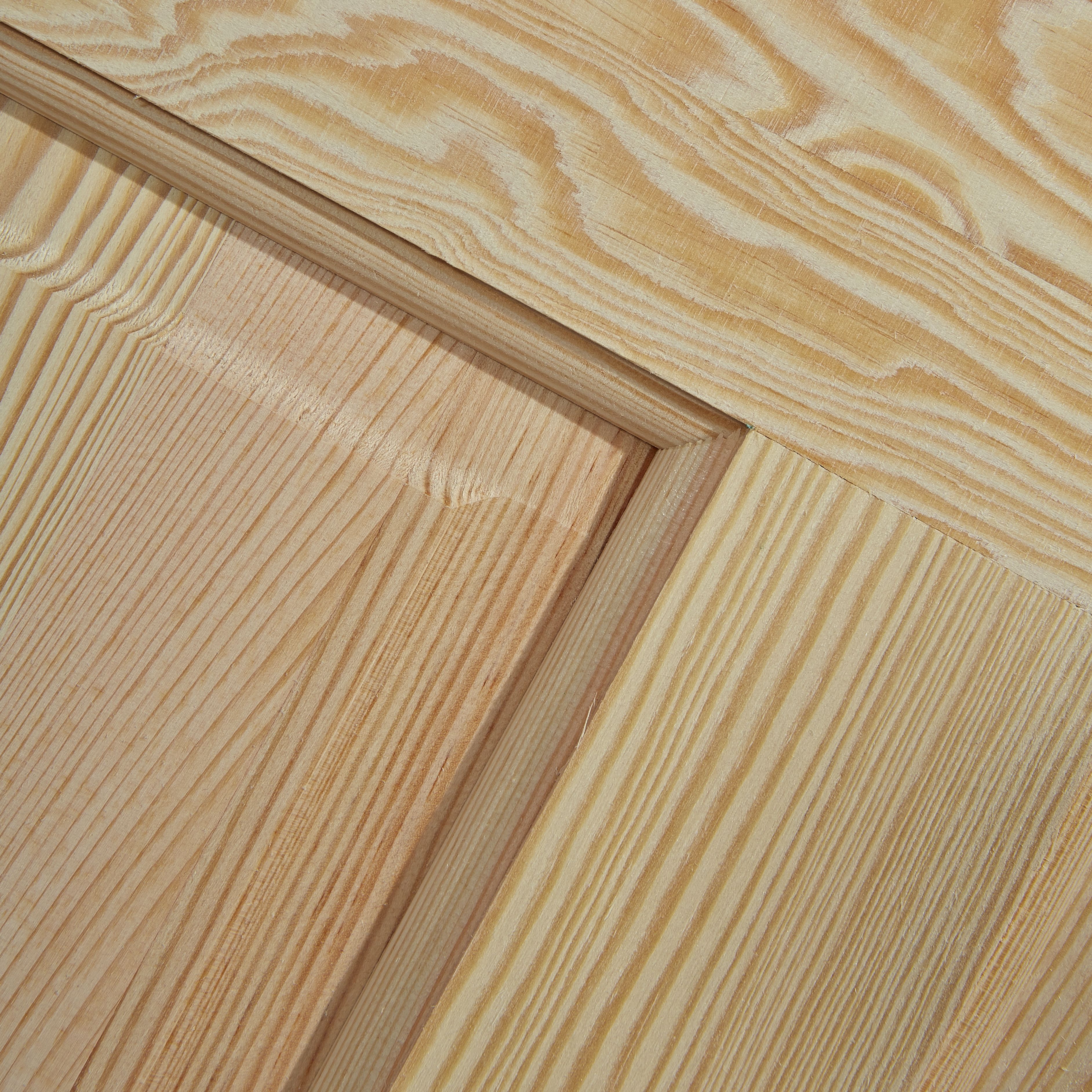 Geom 4 panel Glazed Internal Door, (H)1981mm (W)762mm (T)35mm