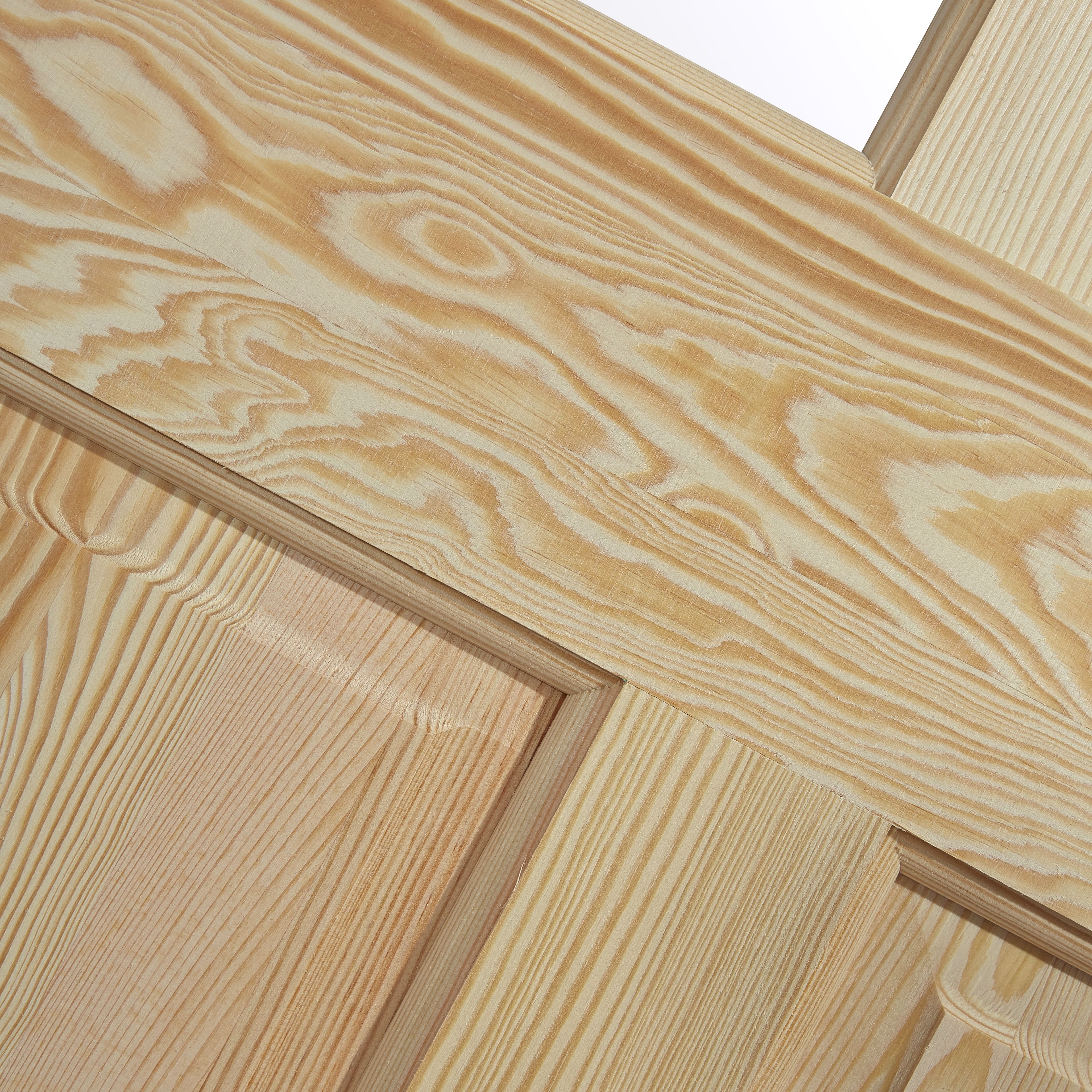Geom 4 panel Glazed Internal Door, (H)1981mm (W)762mm (T)35mm