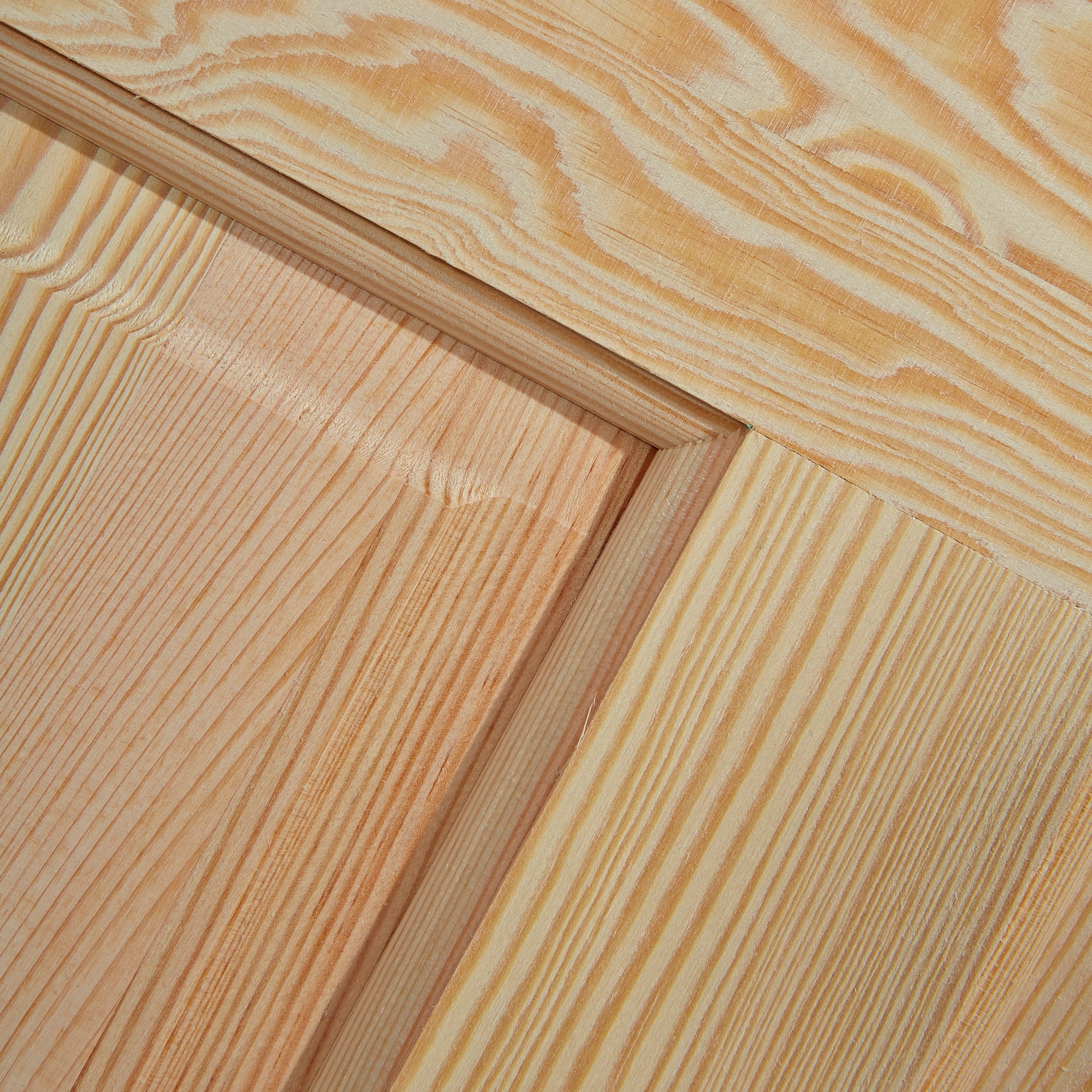 Geom 4 panel Glazed Internal Door, (H)1981mm (W)838mm (T)35mm