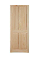 Geom 4 panel Patterned Unglazed Internal Door, (H)2040mm (W)926mm (T)40mm
