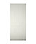 Geom 4 panel White Wooden External Panel Front door, (H)1981mm (W)838mm
