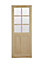 Geom 6 panel Glazed Internal Door, (H)1981mm (W)686mm (T)35mm