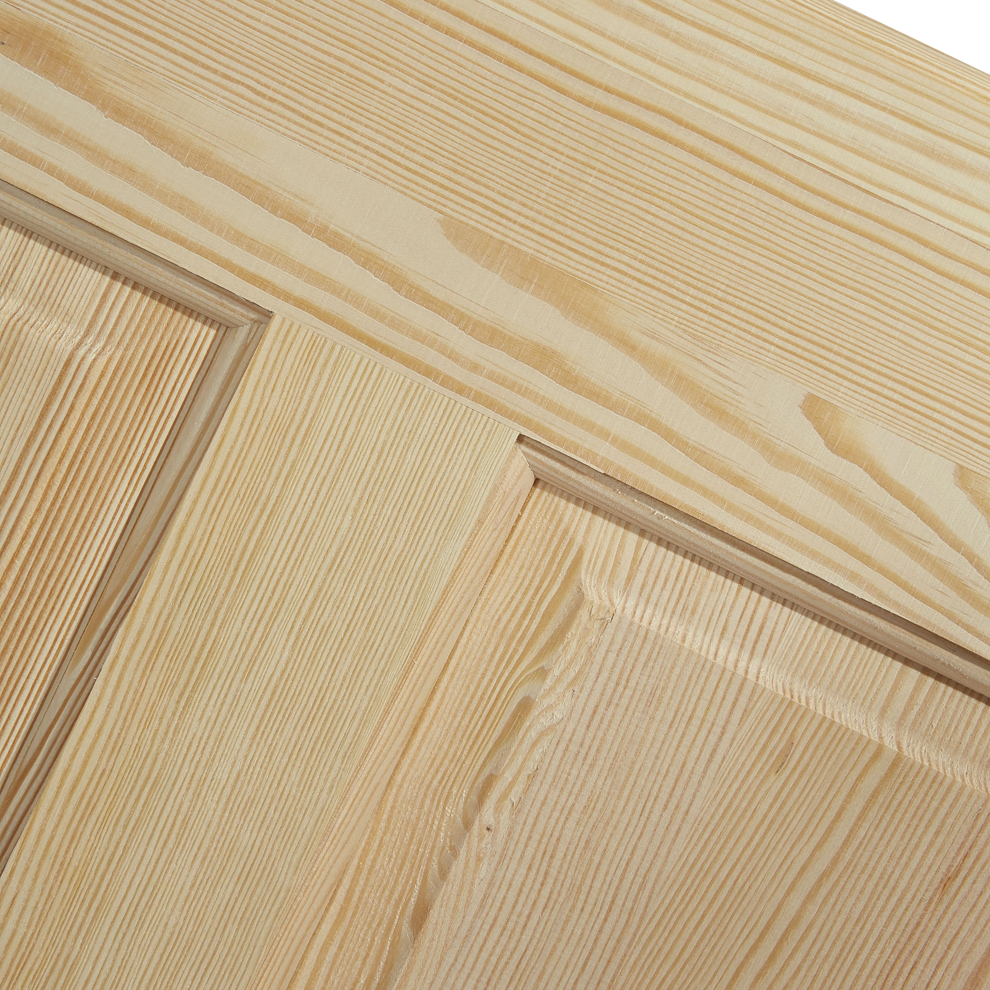 Geom 6 panel Glazed Internal Door, (H)1981mm (W)762mm (T)35mm