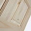 Geom 6 panel Unglazed Internal Door, (H)2040mm (W)826mm (T)40mm