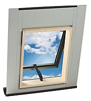 Geom Aero Pine Top hung Roof window, (H)550mm (W)450mm