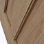 Geom Glazed Oak veneer Internal Door, (H)1981mm (W)762mm (T)35mm