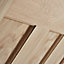 Geom Traditional Unglazed Traditional Oak veneer Internal Door, (H)1981mm (W)686mm (T)35mm