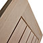 Geom Unglazed Cottage Oak veneer Internal Timber Door, (H)2040mm (W)726mm (T)40mm