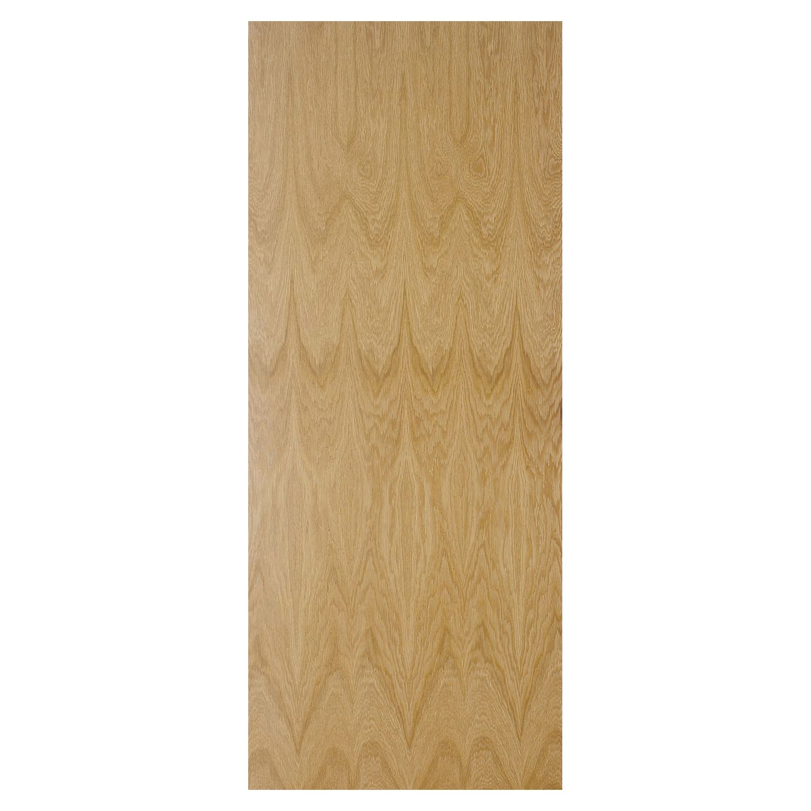 Geom Unglazed Flush Oak veneer Internal Fire door, (H)1981mm (W)686mm (T)44mm