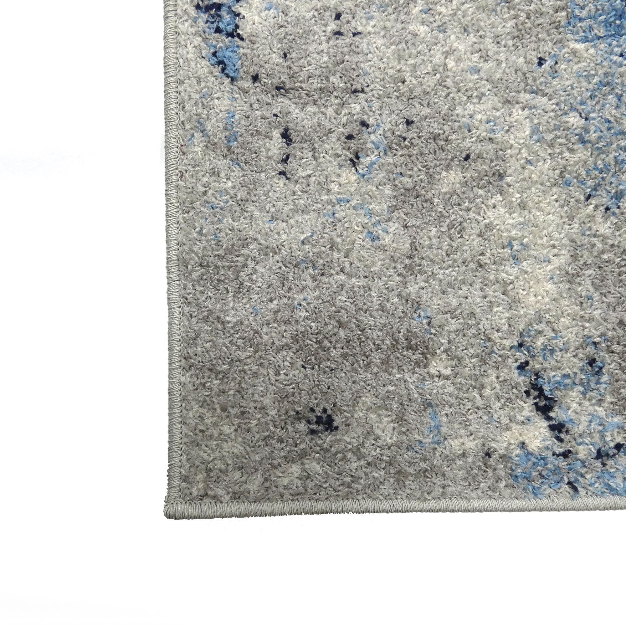 Gilbert Blue & Grey Abstract Rug 170cmx120cm
