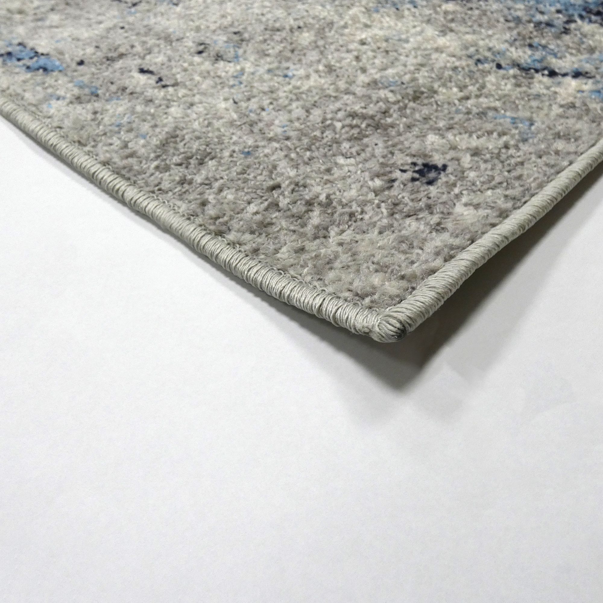 Gilbert Blue & Grey Abstract Rug 170cmx120cm