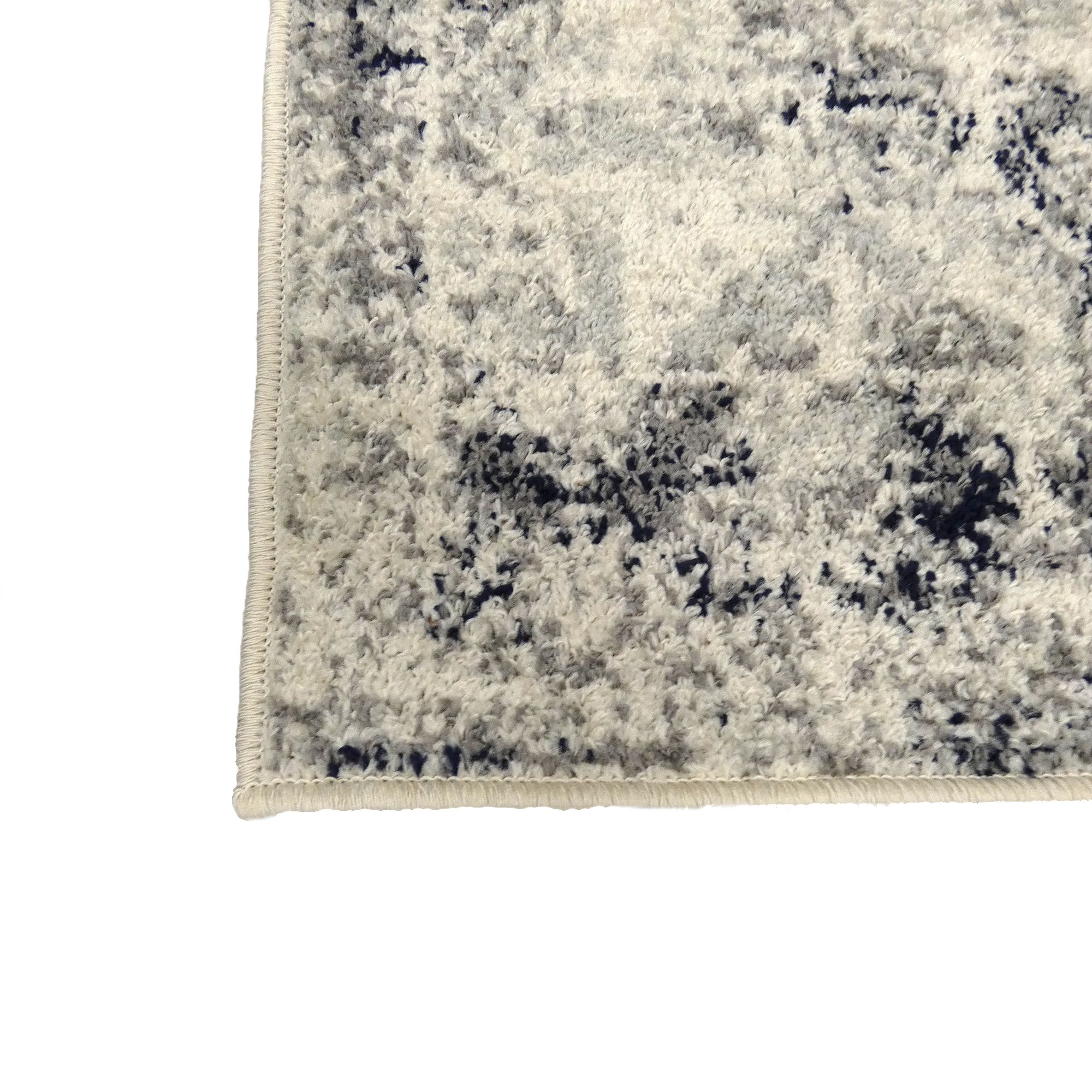Gilbert Grey & Navy Abstract Rug 170cmx120cm