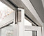 Glazed Pre-painted White Timber LH External Folding Patio door, (H)2094mm (W)1794mm