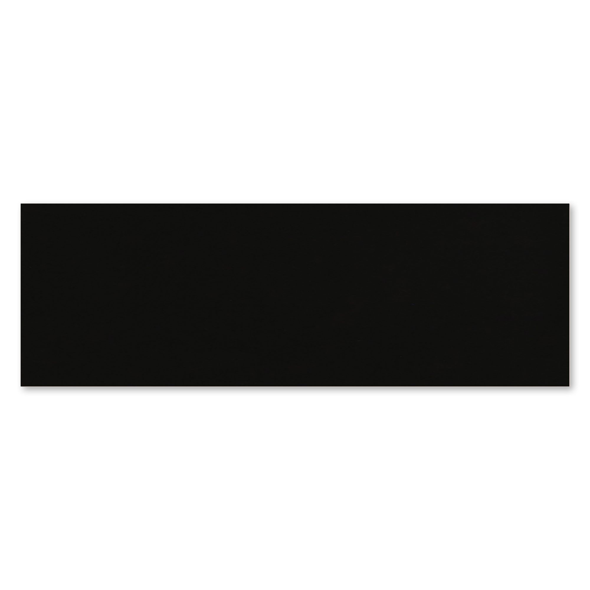 Glina Black Gloss Ceramic Wall Tile, Pack of 34, (L)297mm (W)97mm