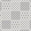 Glina Black & white Gloss Geometric Ceramic Wall Tile Sample