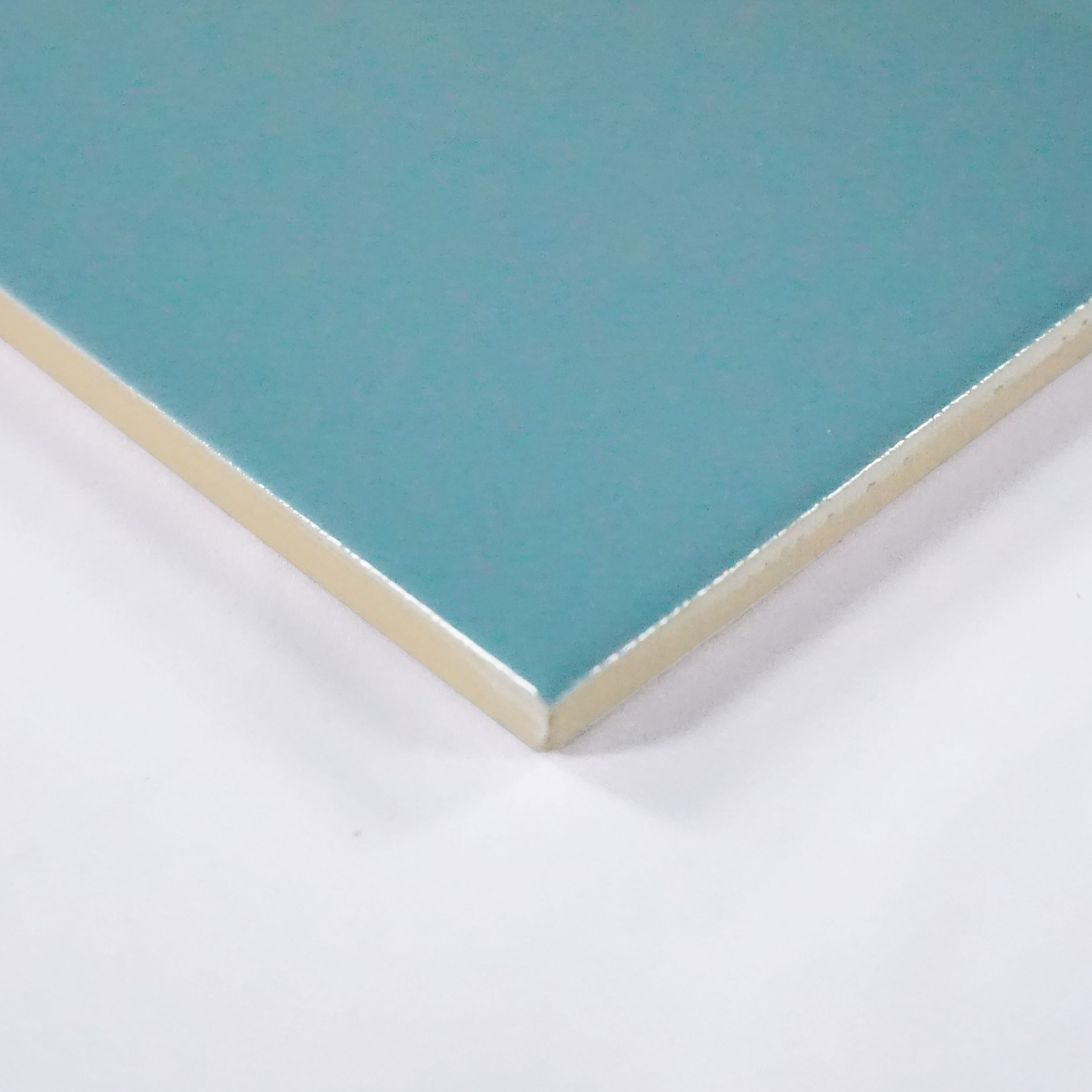 Glina Blue Gloss Ceramic Wall Tile, Pack of 34, (L)297mm (W)97mm
